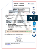 Certificado Anual Del Equipo 159002 - Fecha de Expiración - 13 de Marzo Del 2023