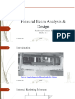 Flexure Beam Analysis and Design - (Printed)