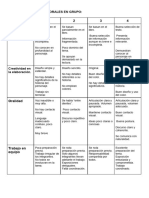 Rúbrica para Exposiciones Orales en Equipo