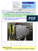 01 TP Etude Banc Hydraulique - Banc Hydrau