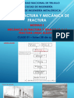 Clase de Fractura y Mecanica de Fractura