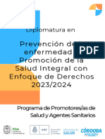 Diplomatura en Prevención de La Enfermedad y Promoción de La Salud Integral Con Enfoque de Derechos 2023 - 2024