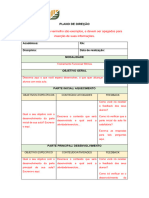 Modelo Plano de Direção