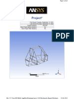 Front Impact Analysis - Report