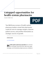 Untapped Opportunities For Health System Pharmacies - McKinsey