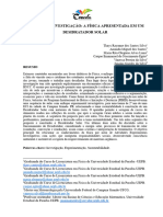 Ensino Por Investigação - A Física Apresentada em Um Desidratador Solar