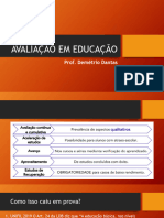 Avaliação em Educação