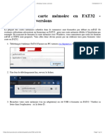 Formater Une Carte Mémoire en FAT32 - Windows Toutes Versions