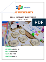 MK17C01-Group 3-MKT328m-Final Report DIFFERENT