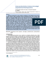 2017 Modeling of Biomass Productivity in Dense Microalgal Culture Using Computational Fluid Dynamics