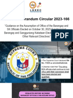 DILG Memorandum Circular 2023 166