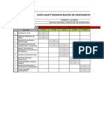 Carta Gantt Desmovilizaciòn