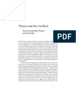 Theory and The Un - Real Tools For Rethinking "Reality" and The Possible