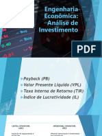 Engenharia Economica Analise Investimentos