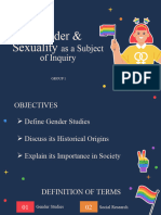 Gender and Sexuality As A Subject of Inquiry