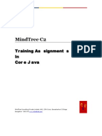 MindTree Training Assignments