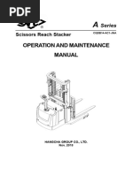 US Model Walkie Reach Stacker Operation and Maintenance Manual - 2018.3