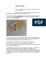 Posición Astronómica de Colombia