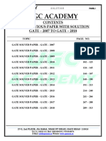 Gate Paper Solution - 2007 - 2018