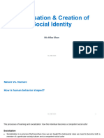 Socialisation & Identity 1