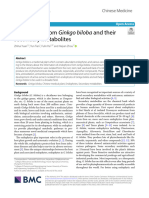 Endophytes From Ginkgo Biloba and Their Secondary Metabolites