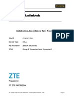 DWDM & DC Power System Acceptance Test Procedure Besuki Situbondo