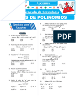 Grados de Polinomios para Segundo Grado de Secundaria