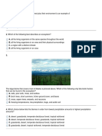 Which Choice Below Lists The Biomes in Order From Lowest Precipitation Amounts To Highest Precipitation Amounts