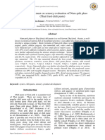 Effect of Oyster Meat On Sensory Evaluation of Nam-Prik Phao (Thai Fried Chili Paste)