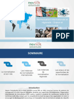 Normalisation Internationale Et Régionale Enjeux Et Opportunités