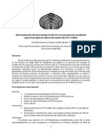 Determinación de Hierro Por UV-vis