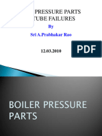 Boiler Pressure Parts Tube Failure