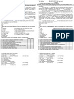 The 5th Form READING TEST