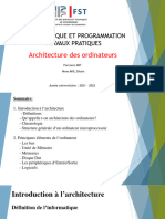 Architecture Des Ordinateurs