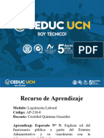 AP 210-0 - Presentacion Aprendizaje Esperado N°5 Legislacion Laboral
