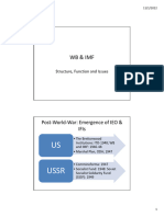 WB - IMF - Economic and Development