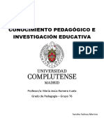 Wuolah Free CONOCIMIENTO PEDAGOGICO E INVESTIGACION EDUCATIVA