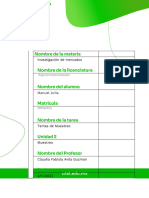 Tarea Investigación de Mercados