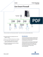 Emerson NextGen Smart Firewall Product Data Sheet (PDS)