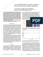 Electrical Characterization of Highly Efficient, Optically Transparent Nanometers-Thick Unit Cells For Antenna-on-Display Applications