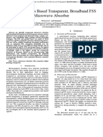 Silver Nanowires Based Transparent, Broadband FSS Microwave Absorber