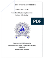 CEC304 GEL (Geotechnical Engineering Laboratory)