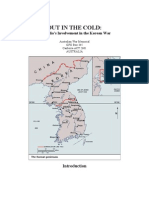 OUT IN THE COLD: Australia's Involment in The Korean War