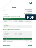 Nedbank Investment Statement - 28 Oct 2023