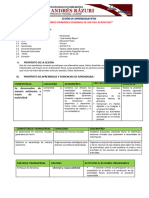 Sesion de Aprendizaje #06 Piramide Humana Tercero