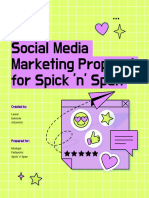 Social Media Marketing Proposal For Spick 'N' Span