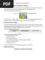 Proyecto Medios de Transporte 5 Años'