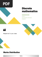 DM-Lecture1-Intro To Discrete Mathematics Proposition