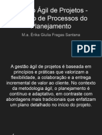 Gestão Ágil de Projetos - Modelo de Processos Do Planejamento PDF