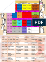 Horarios de Clase para Editar